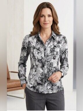 Bundle 4🍁 for $20 Dana Buchman Black And White Button Down Shirt Xs